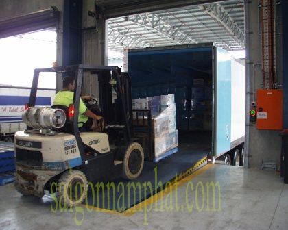 Sàn nâng tự động (Dock leveler)